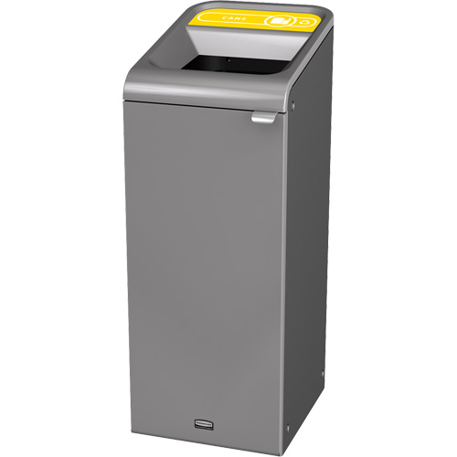 Conteneur pour d&eacute;chets de bidon Configure, Vrac/Bord de rue/De bureau, Acier, 15 gal. US Sécurité Médic