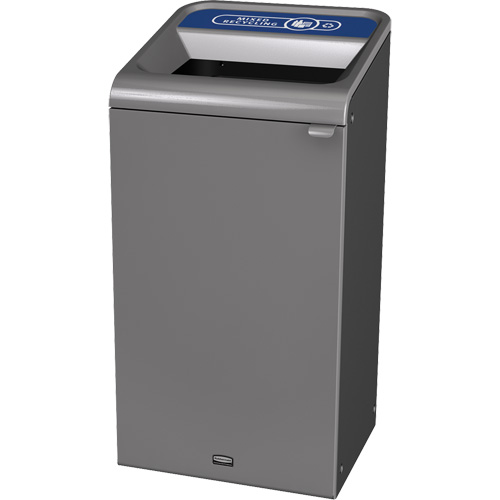 Configure Mixed Recycling Waste Container, Bulk/Curbside/Deskside, Steel, 23 US gal. Sécurité Médic