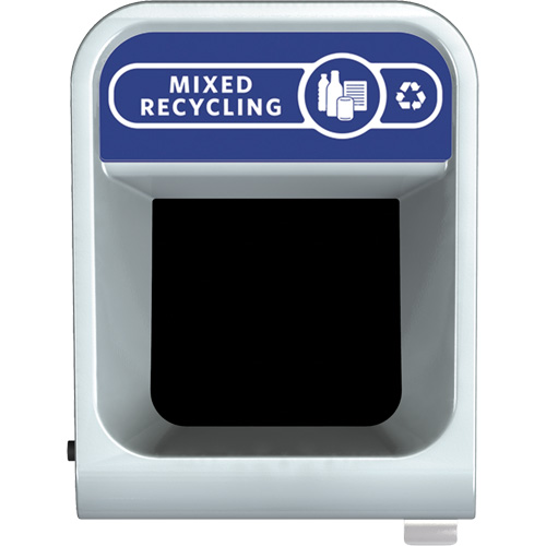 Configure Mixed Recycling Waste Container, Bulk/Curbside/Deskside, Steel, 23 US gal. Sécurité Médic
