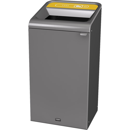 Conteneur pour d&eacute;chets de bidon Configure, Vrac/Bord de rue/De bureau, Acier, 23 gal. US Sécurité Médic