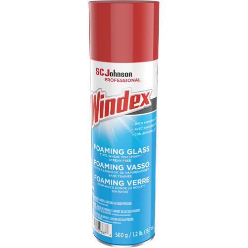 Windex&reg; Foaming Glass Cleaner, 560 g, Aerosol Can Sécurité Médic