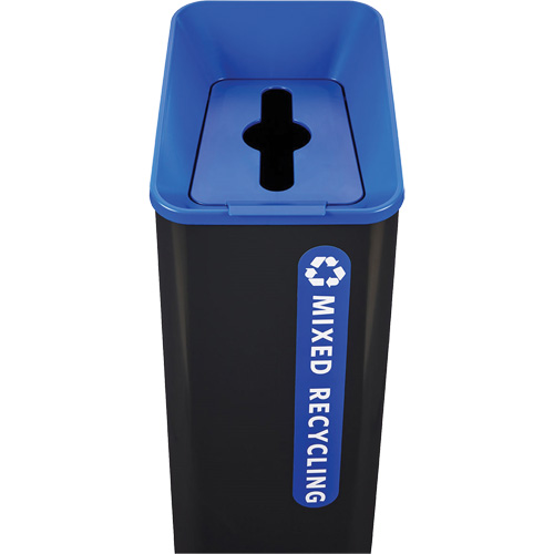 Bac de recyclage mixte Sustain, Vrac, Plastique, 15 gal. US Sécurité Médic