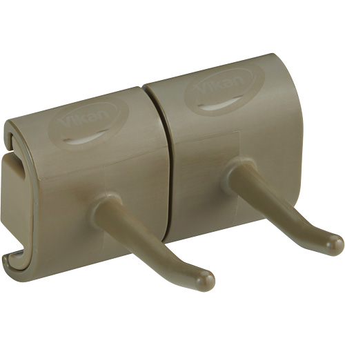 Double Hook Module for Hygienic Wall Bracket Sécurité Médic