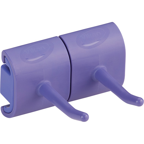 Double Hook Module for Hygienic Wall Bracket Sécurité Médic