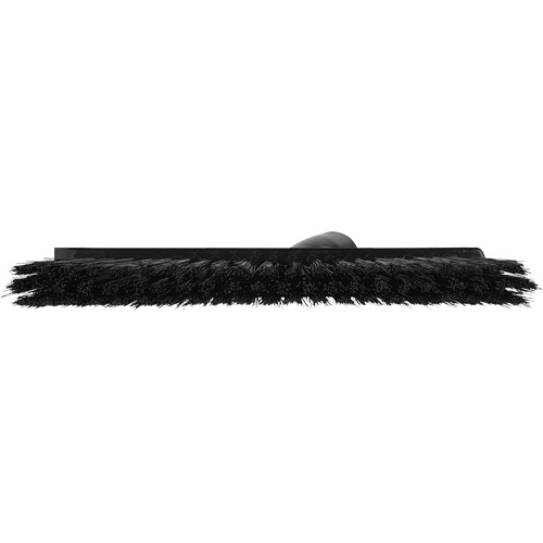 Balai biseaut&eacute; avec pas de vis inclin&eacute;, Crins Moyen, 10", Polyester, Noir Sécurité Médic