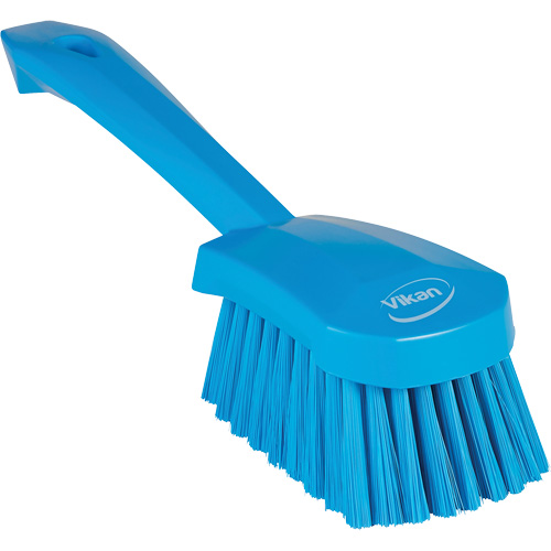 Short-Handled Washing Brush, Soft Bristles, 10-1/2" Long, Blue Sécurité Médic