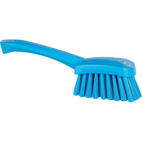 Short-Handled Washing Brush, Soft Bristles, 10-1/2" Long, Blue Sécurité Médic
