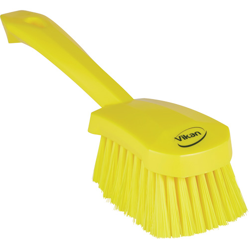 Short-Handled Washing Brush, Soft Bristles, 10-1/2" Long, Yellow Sécurité Médic