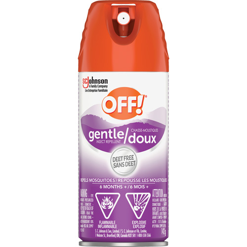 Off!&reg; Gentle Insect Repellent, DEET Free, Aerosol, 142 g Sécurité Médic