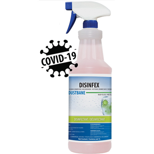 Disinfex Cleaner, Disinfectant & Deodorizer, 1 L, Bottle Sécurité Médic