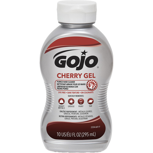 Hand Cleaner, Gel/Pumice, 295.74 ml, Bottle, Cherry Sécurité Médic