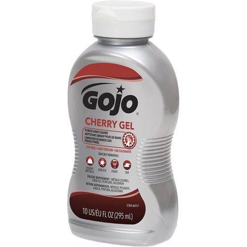 Hand Cleaner, Gel/Pumice, 295.74 ml, Bottle, Cherry Sécurité Médic
