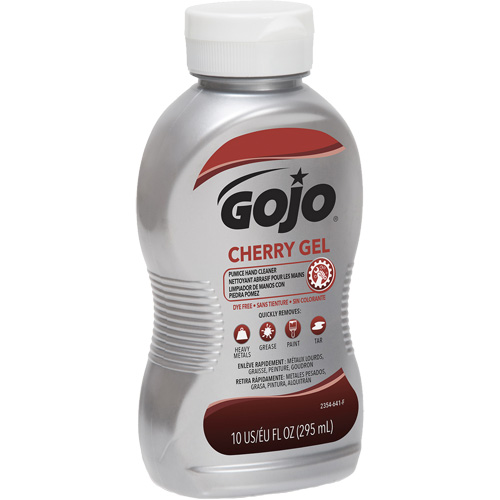 Hand Cleaner, Gel/Pumice, 295.74 ml, Bottle, Cherry Sécurité Médic