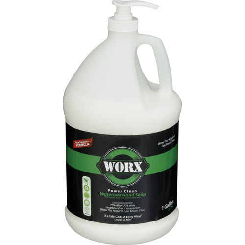 Power Clean Waterless Hand Soap, Liquid, 3.78 L, Unscented Sécurité Médic