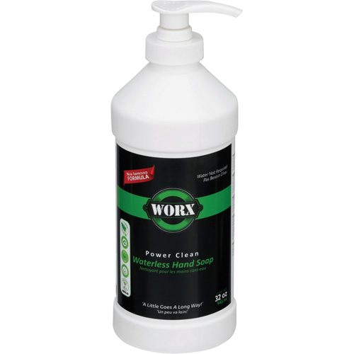 Power Clean Waterless Hand Soap, Liquid, 945 ml, Unscented Sécurité Médic