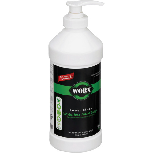 Power Clean Waterless Hand Soap, Liquid, 945 ml, Unscented Sécurité Médic