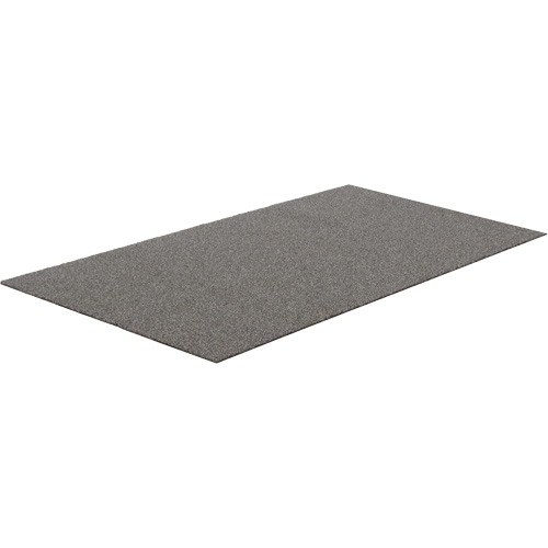 Tapis dint&eacute;rieur/ext&eacute;rieur Tundra, Latex/Polypropyl&egrave;ne, Grattoir Type, Motif Velours touffet&eacute;, 6-5/6' x 6', Charbon Sécurité Médic