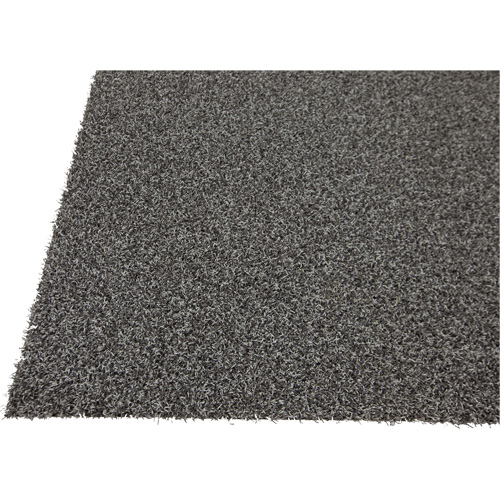 Tapis dint&eacute;rieur/ext&eacute;rieur Tundra, Latex/Polypropyl&egrave;ne, Grattoir Type, Motif Velours touffet&eacute;, 6-5/6' x 6', Charbon Sécurité Médic