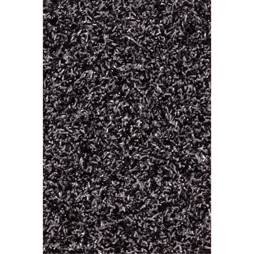 Tapis dint&eacute;rieur/ext&eacute;rieur Tundra, Latex/Polypropyl&egrave;ne, Grattoir Type, Motif Velours touffet&eacute;, 6-5/6' x 6', Charbon Sécurité Médic