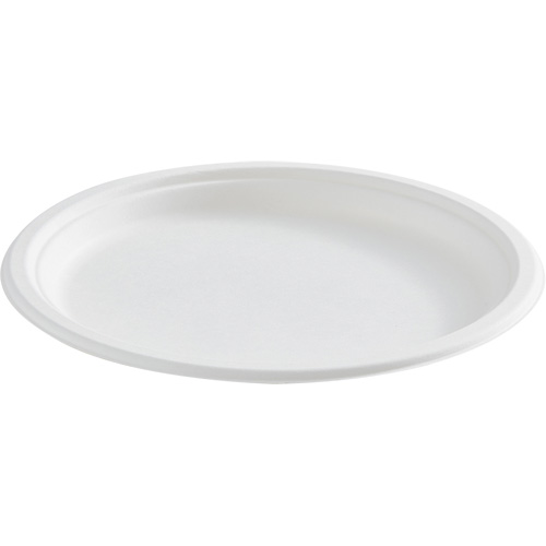 Round Fibre Compostable Plate Sécurité Médic