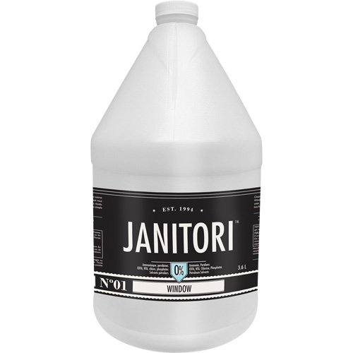 Nettoyant &agrave; fen&ecirc;tre Janitori 01, 4 L, Cruche Sécurité Médic