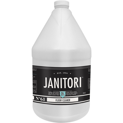 Janitori 61 Floor Cleaner, 4 L, Jug Sécurité Médic