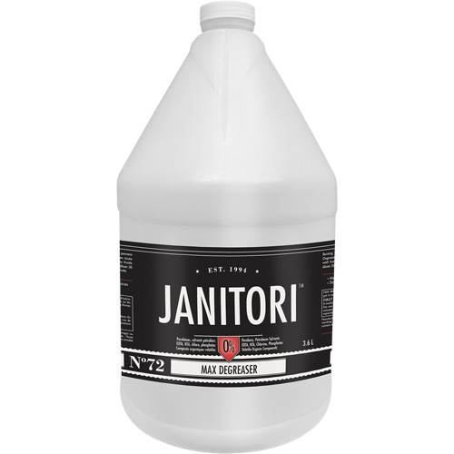 Janitori 72 Max Degreaser, 4 L, Jug Sécurité Médic