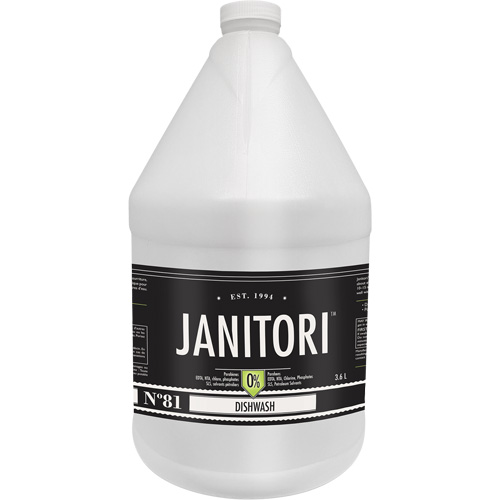 Janitori 81 Dishwash Cleaner, Liquid, 4 L Sécurité Médic