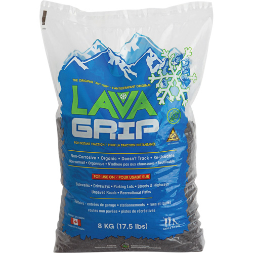 LavaGrip Traction-Aid, Container Size 17.6 lbs. (8 kg), Bag Sécurité Médic