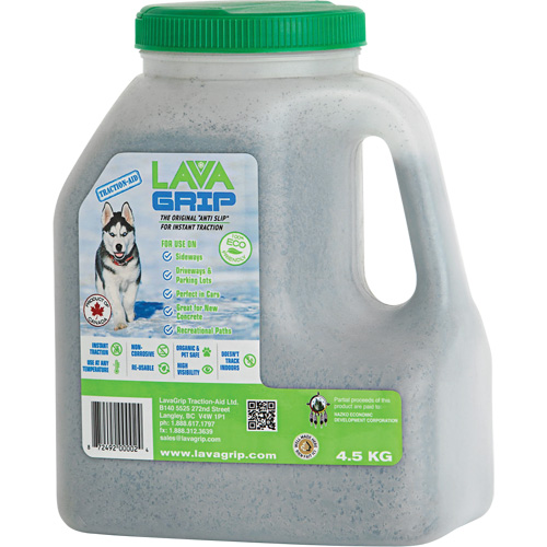 LavaGrip Traction-Aid, Container Size 9.9 lbs. (4.5 kg), Jug Sécurité Médic