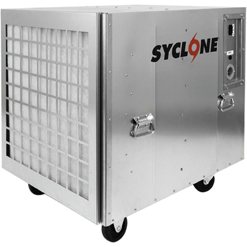 Syclone 1950 CFM Negative Air Machine & Air Scrubber, 2 Speeds Sécurité Médic