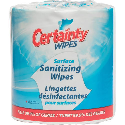 Surface Sanitizing Wipes, Packet Sécurité Médic