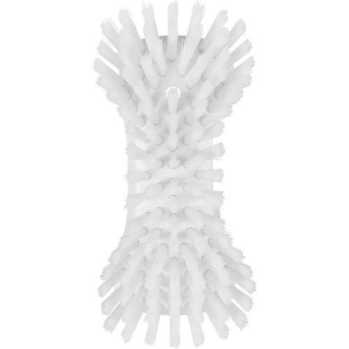 Hand Brush, Extra Stiff Bristles, 9-1/10" Long, White Sécurité Médic