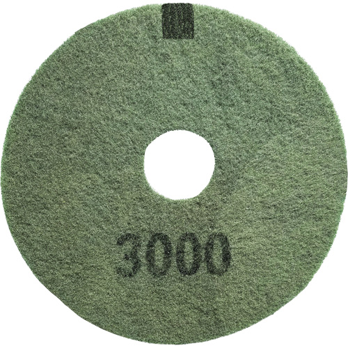 3000 Grit Floor Pad, 16", Scrubbing/Stripping, Black Sécurité Médic