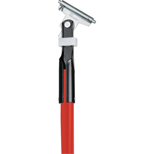 Red Clipper Dust Mop Handle, Fibreglass, 1" Diameter, 60" Length Sécurité Médic