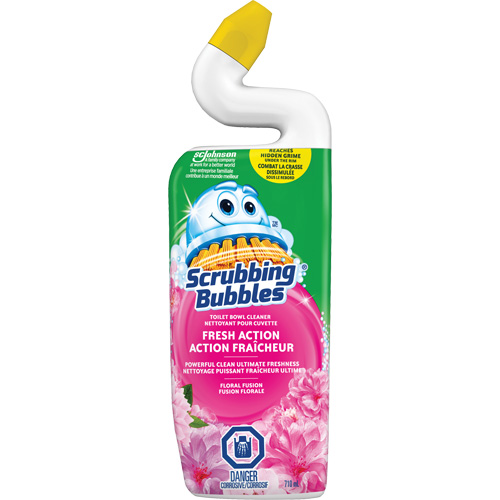 Scrubbing Bubbles&reg; Triple Action Toilet Bowl Cleaner, 710 ml, Bottle Sécurité Médic