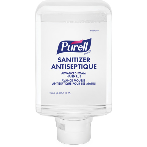 ES10 Advanced Hand Sanitizer Foam, 1200 ml, Cartridge Refill, 70% Alcohol Sécurité Médic