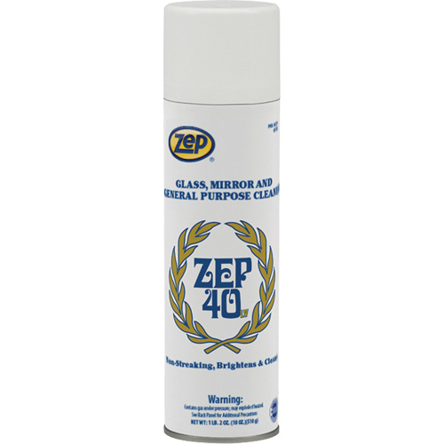Nettoyant sans traces pour le verre et les miroirs, 18 oz, Canette a&eacute;rosol Sécurité Médic