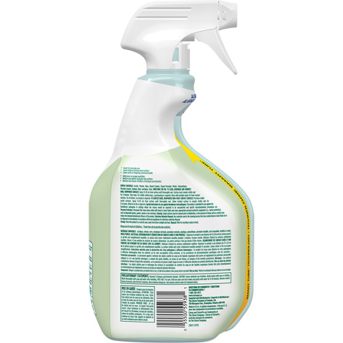 CloroxPro Clorox EcoClean Disinfecting Cleaner, 946 ml, Trigger Bottle Sécurité Médic