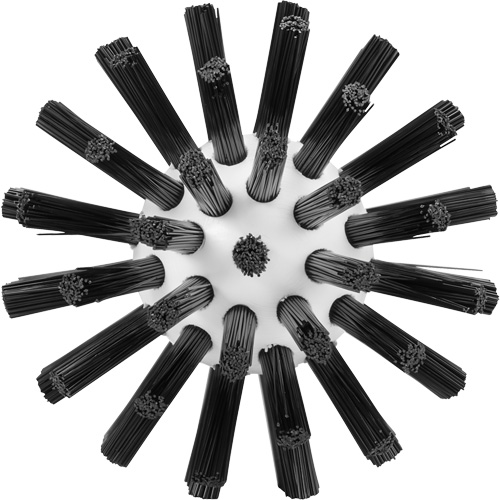 Cleaning Brush, Stiff Bristles, 5-7/10" Long, Black Sécurité Médic