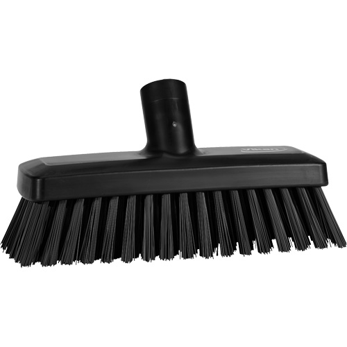 Balai compact pour murs et terrasses, Crins Ferme, 8-9/10", Polyester/Polypropyl&egrave;ne, Noir Sécurité Médic