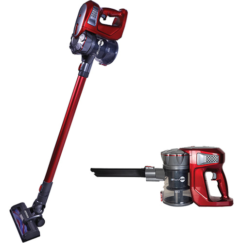 Aspirateur-balai sans fil Rapid Red, Sec, 0,5 gal. US (1,89 Litres) Sécurité Médic