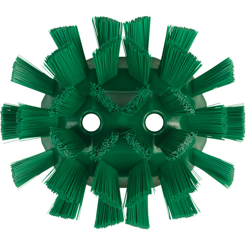Brosse UST pour cuves, Soies Ferme, Longueur de 7-1/2", Vert Sécurité Médic