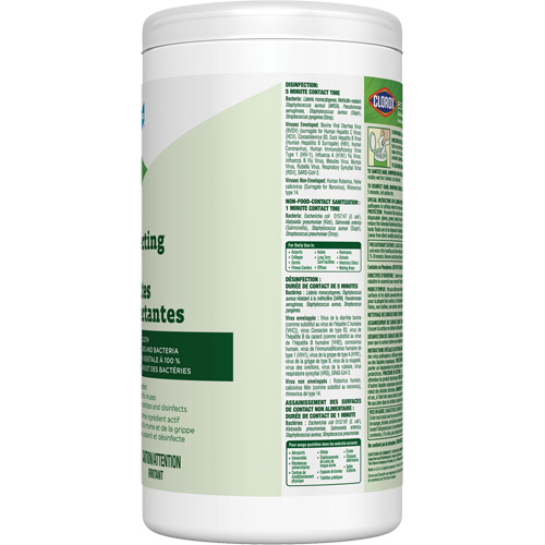 Lingettes d&eacute;sinfectantes EcoClean, 75 lingettes Sécurité Médic