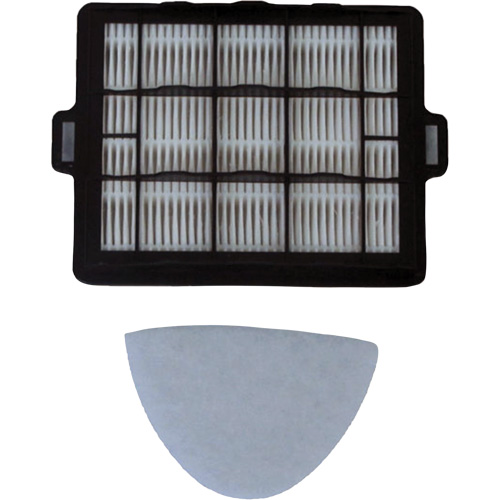 Ensemble de pr&eacute;filtre HEPA pour moteur et filtre d'&eacute;chappement en mousse pour aspirateur sac-&agrave;-dos Ergo et Ergo Pro Sécurité Médic