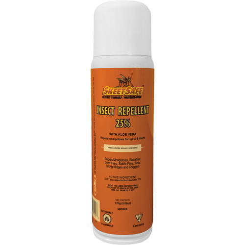 Insectifuge, DEET &agrave; 25 %, A&eacute;rosol, 170 g Sécurité Médic
