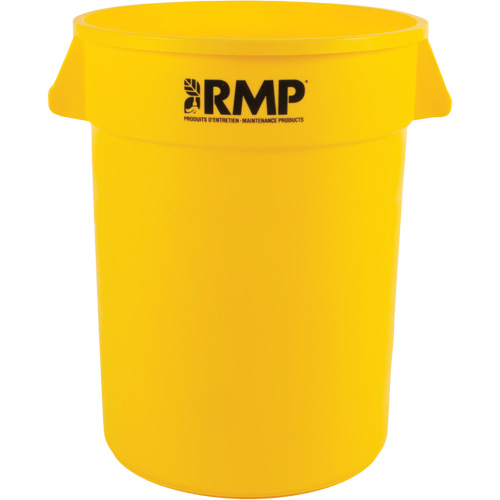 Garbage Bin, Polyethylene, 32 US gal. Sécurité Médic