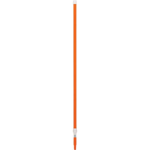 Manche, Balai/Brosse/Vadrouille &agrave; &eacute;pousseter/Support &agrave; tampon/Grattoir/Raclette/Vadrouille humide, Orange, T&eacute;lescopique, 62" - 109-2/5" lo Sécurité Médic