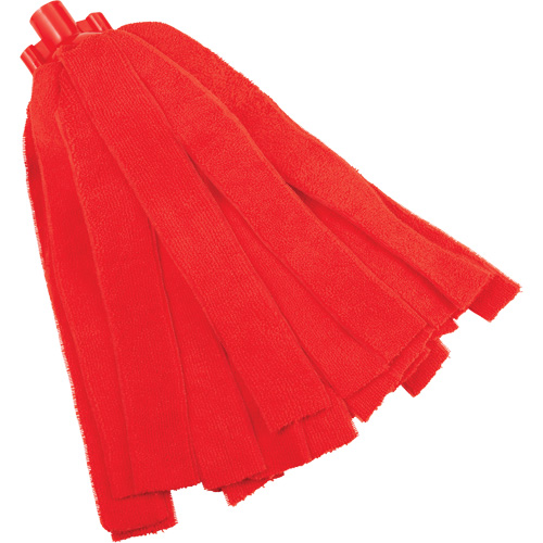 Socket Mop, Red, Microfibre, Cut Style Sécurité Médic