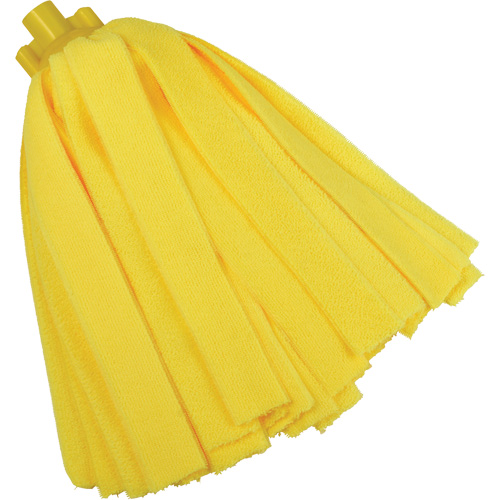 Socket Mop, Yellow, Microfibre, Cut Style Sécurité Médic